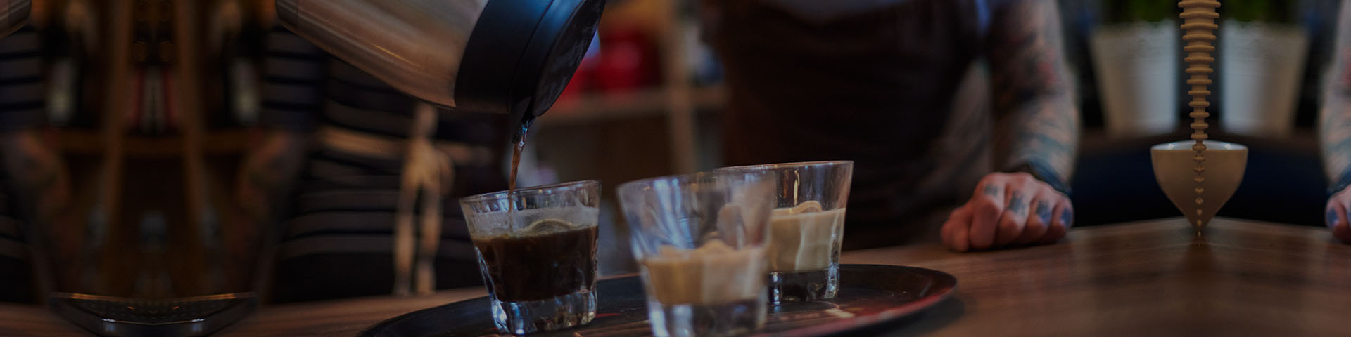 B2B - office, cafe, hotel contact us - inviting to cooperation